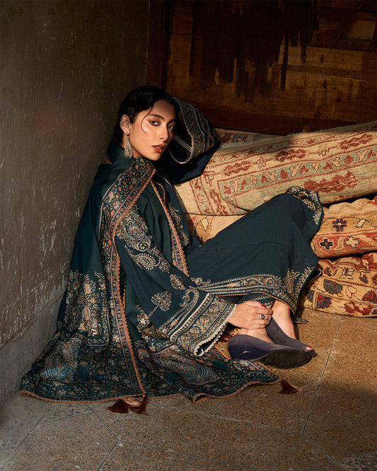 Stitched Karandi Embroidered Jugnu by Hussain Rehar