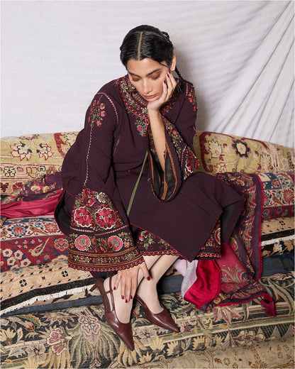 Stitched Karandi Embroidered Jugnu by Hussain Rehar