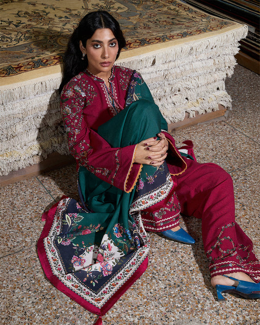 Stitched Karandi Embroidered Jugnu by Hussain Rehar