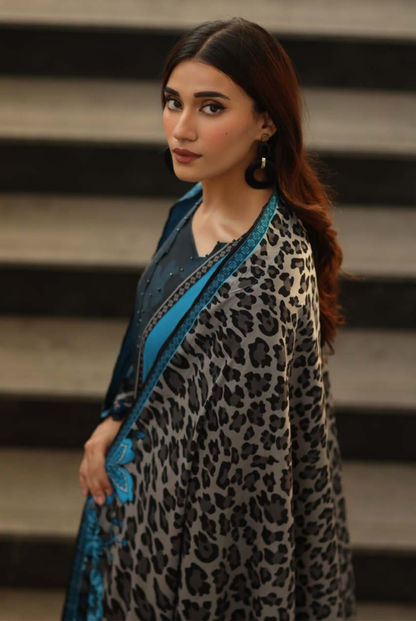 3 Piece Stitched Linen Collection C-Prints by Charizma