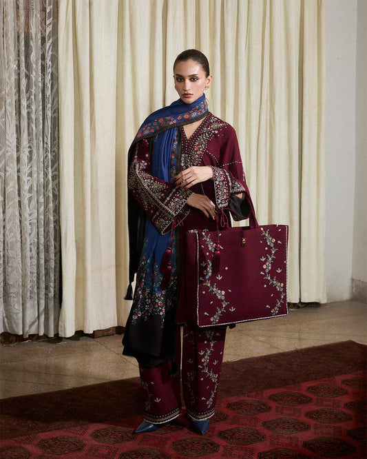 Stitched Karandi Embroidered Jugnu by Hussain Rehar