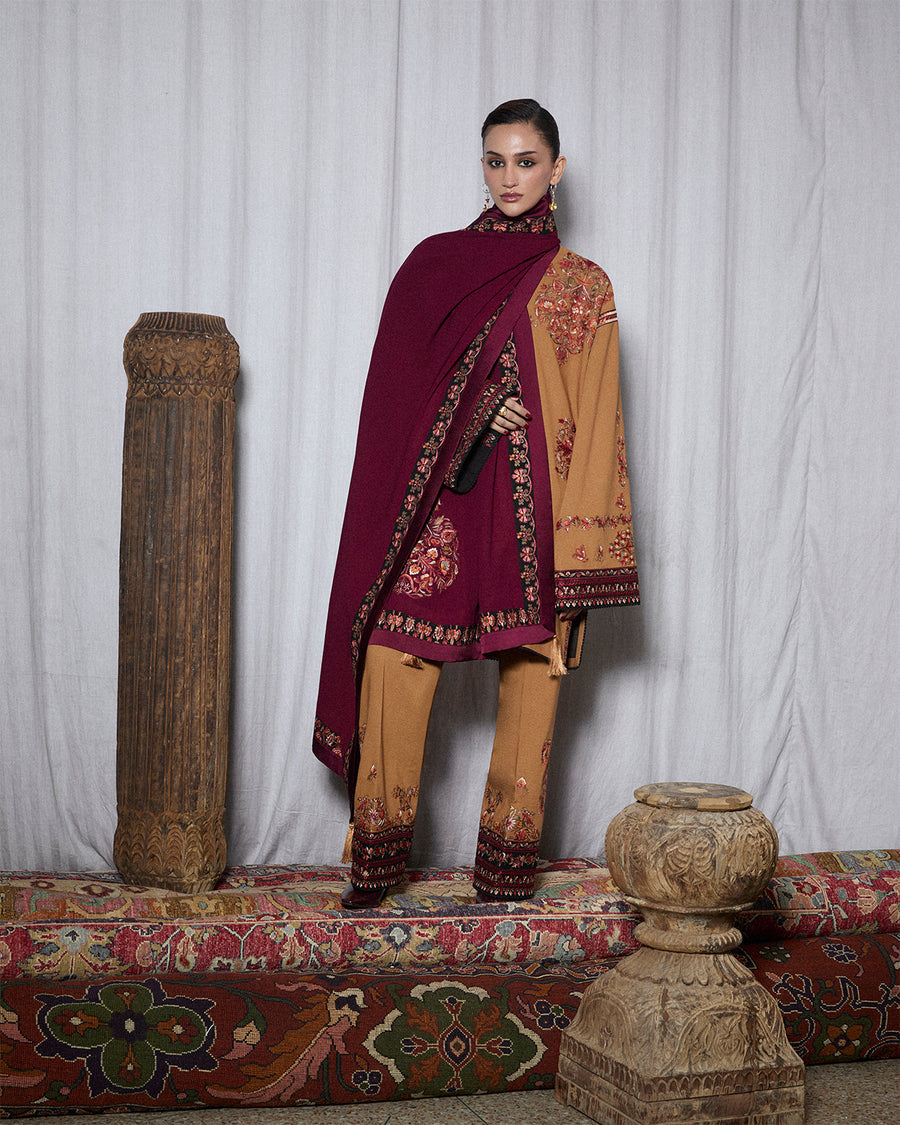 Stitched Karandi Embroidered Jugnu by Hussain Rehar-ZROV