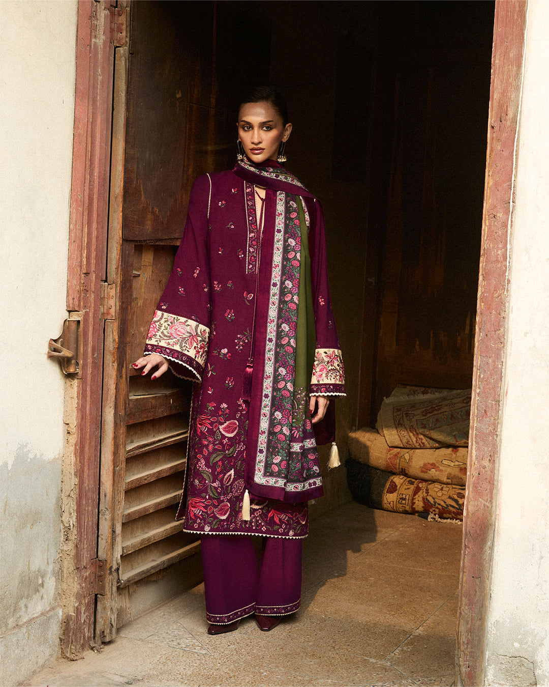 Stitched Karandi Embroidered Jugnu by Hussain Rehar-TIRAN