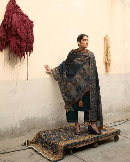 Stitched Karandi Embroidered Jugnu by Hussain Rehar