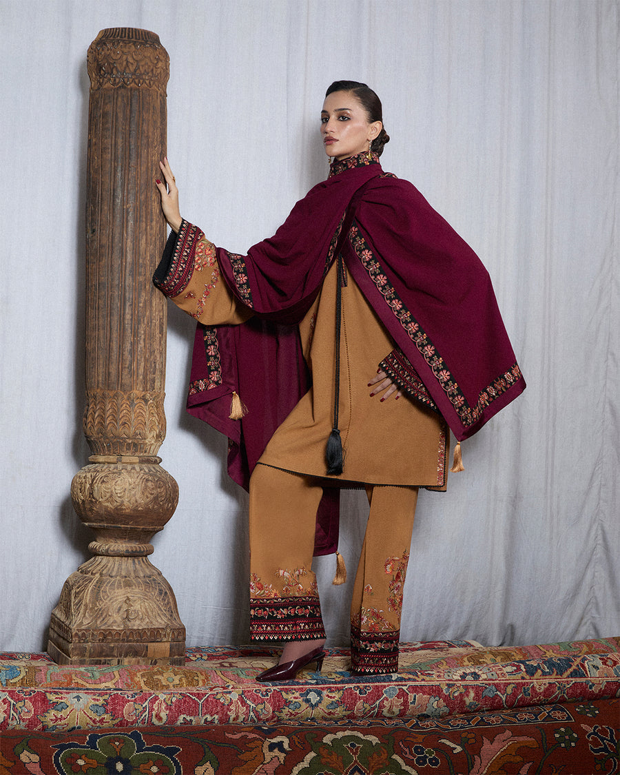 Stitched Karandi Embroidered Jugnu by Hussain Rehar-ZROV