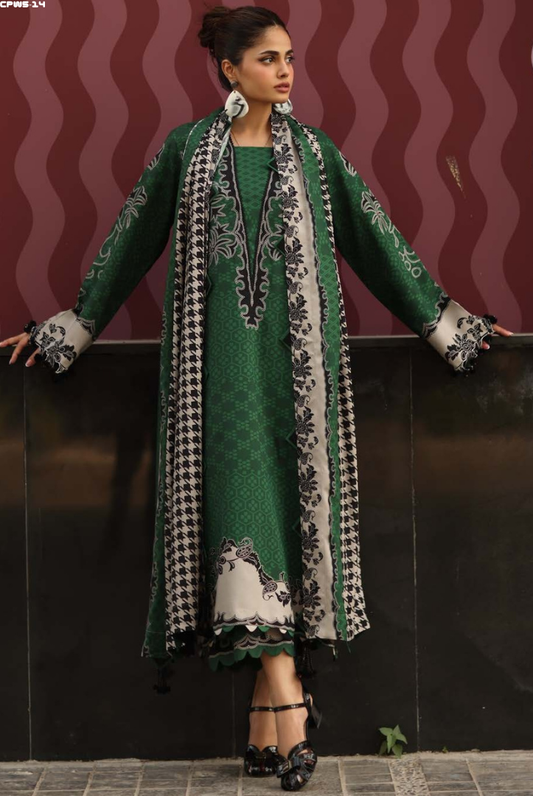 3 Piece Stitched Linen Collection C-Prints by Charizma
