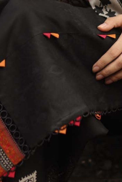 3 Piece Stitched Linen Collection C-Prints by Charizma