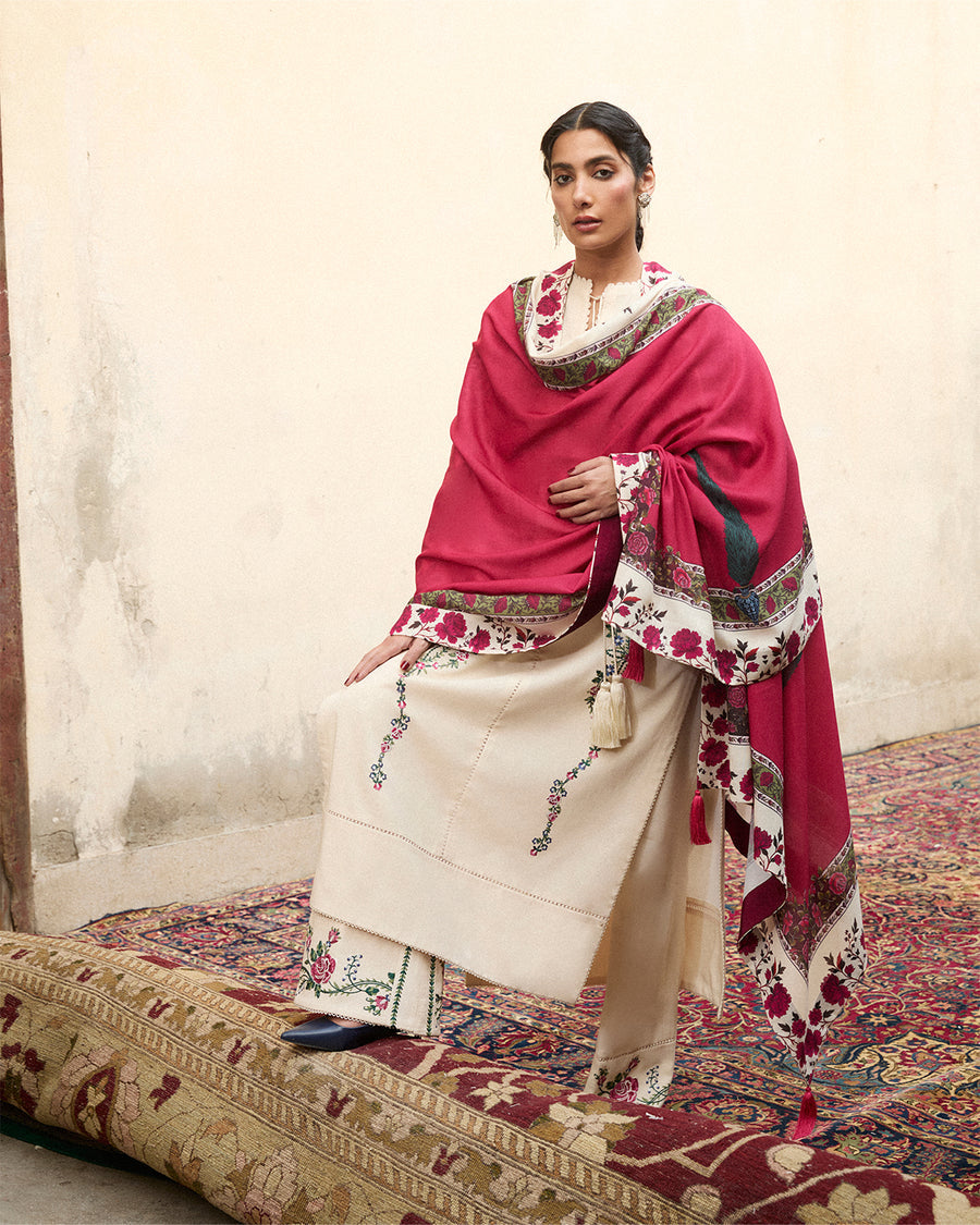 Stitched Karandi Embroidered Jugnu by Hussain Rehar-ZURA