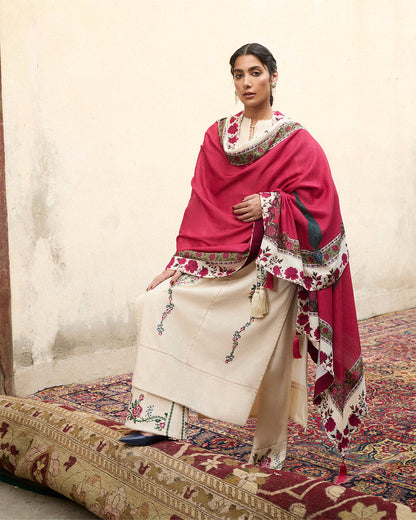 Stitched Karandi Embroidered Jugnu by Hussain Rehar-ZURA