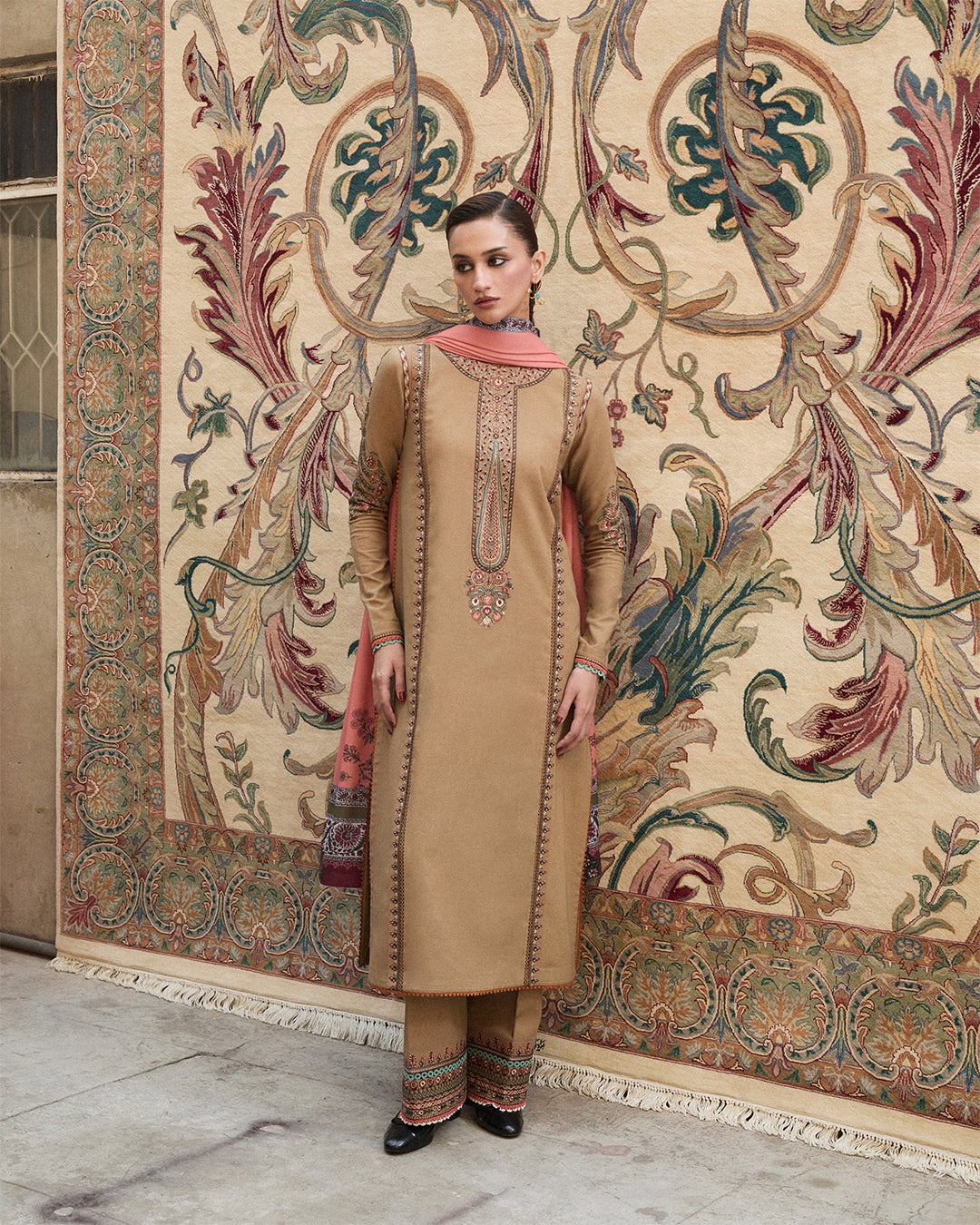 Stitched Karandi Embroidered Jugnu by Hussain Rehar