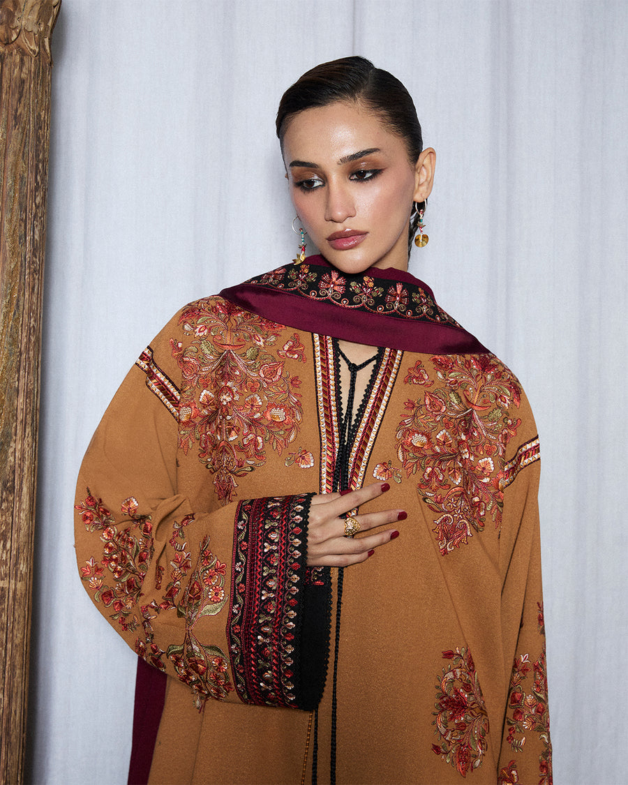 Stitched Karandi Embroidered Jugnu by Hussain Rehar-ZROV
