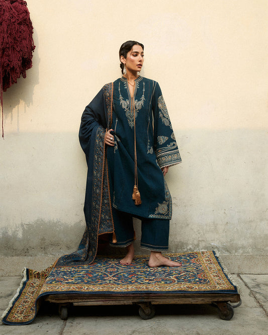 Stitched Karandi Embroidered Jugnu by Hussain Rehar
