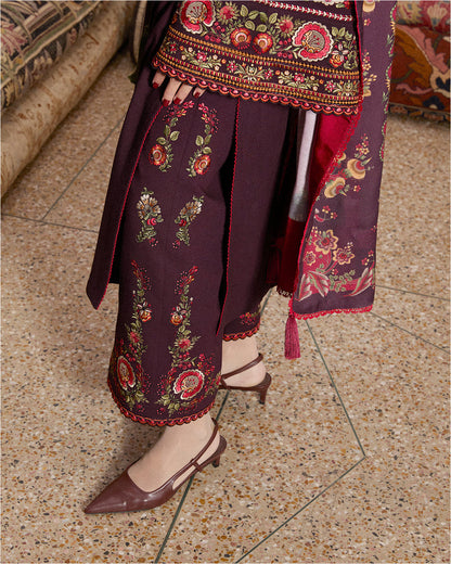 Stitched Karandi Embroidered Jugnu by Hussain Rehar