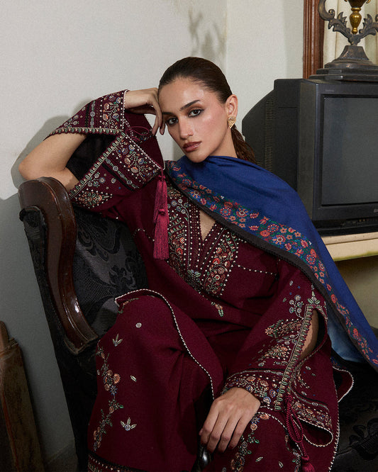Stitched Karandi Embroidered Jugnu by Hussain Rehar