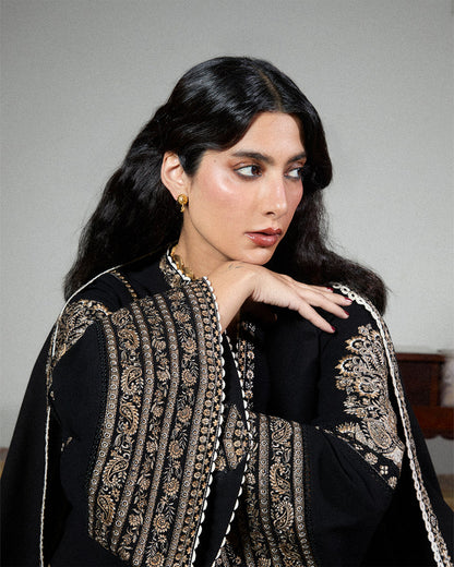 Stitched Karandi Embroidered Jugnu by Hussain Rehar-TILA