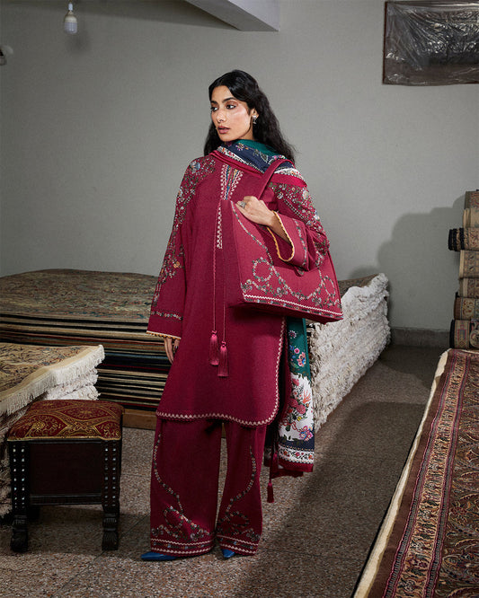 Stitched Karandi Embroidered Jugnu by Hussain Rehar